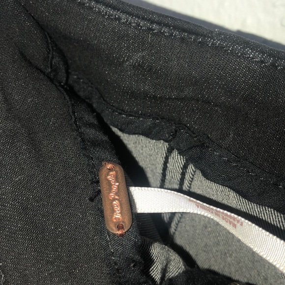 Free People black denim mini - Picture 3 of 3